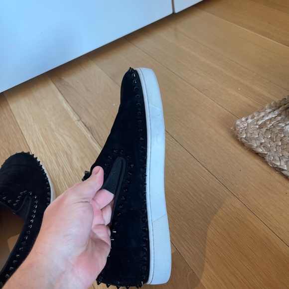 Christian Louboutin Roller Derby Suede Sneakers - Picture 7 of 10